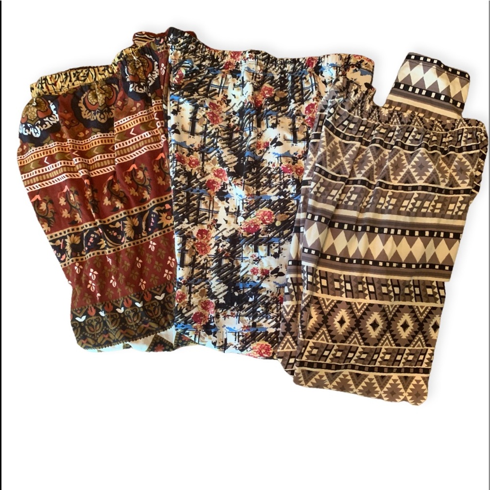 Leggings One Size 3 pair bundle